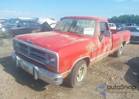 1988 Dodge D-Series D100 из США, поврежденный, VIN 1B7FD04Y3JS787465